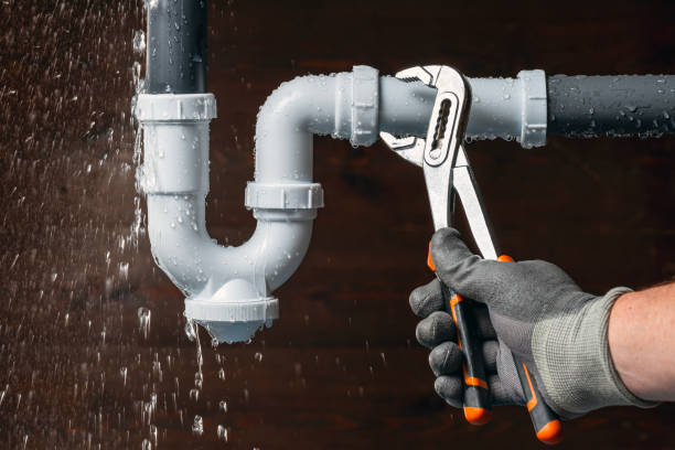 Professional Water Line Repair technician working in Dalbo, MN